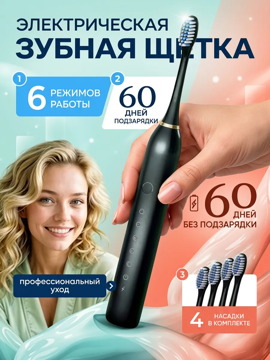 Зубная щетка электрическая для полости рта
