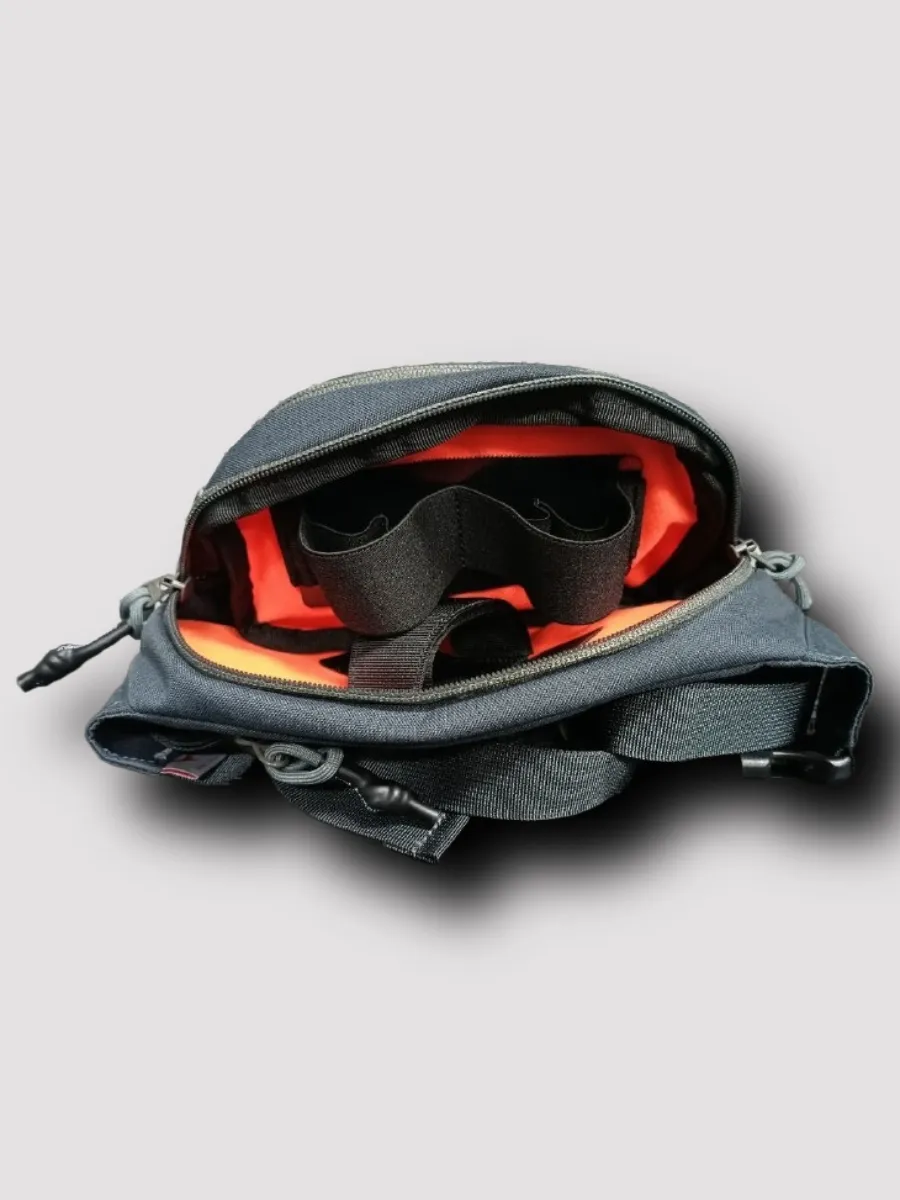 Сумка поясная тактическая мини с органайзером, NavyGrey 85см