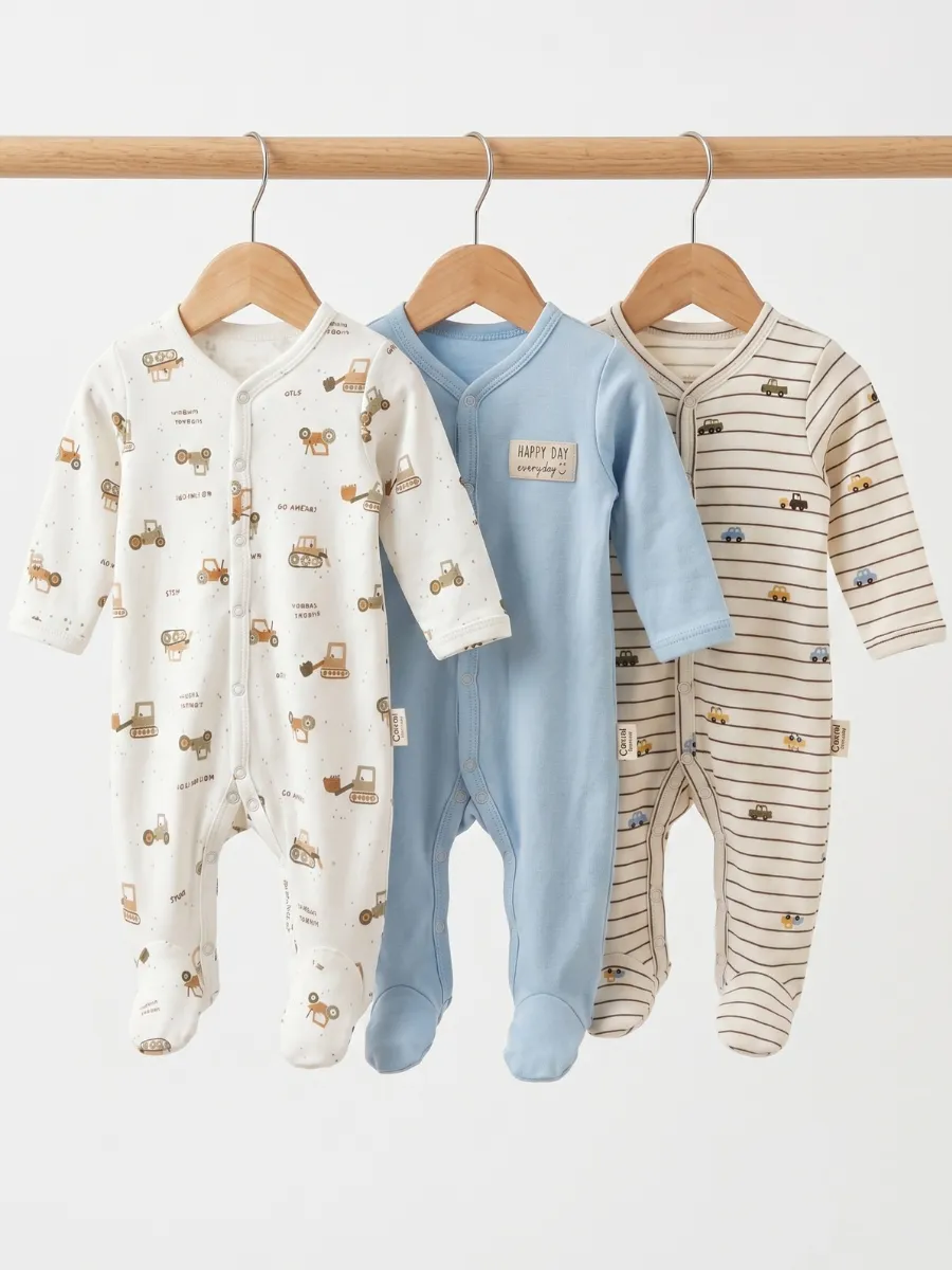 Слип для новорожденных малышей комплект 3шт.