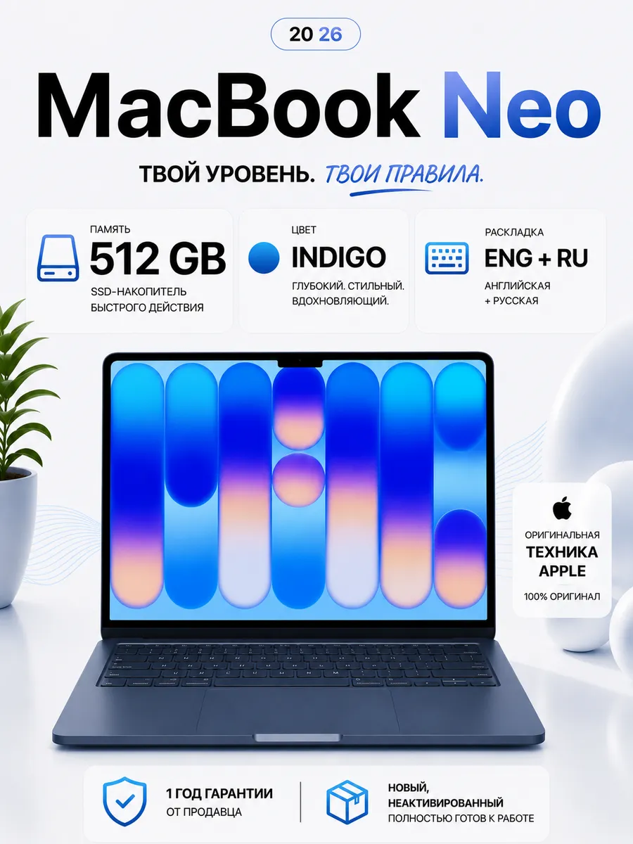 Macbook Neo Indigo 512GB