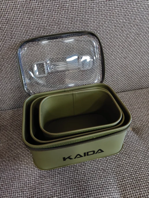 Kaida Набор ПВХ ведер Каида EV32-27, прямоугольные, 3шт, 3 шт, фото 2