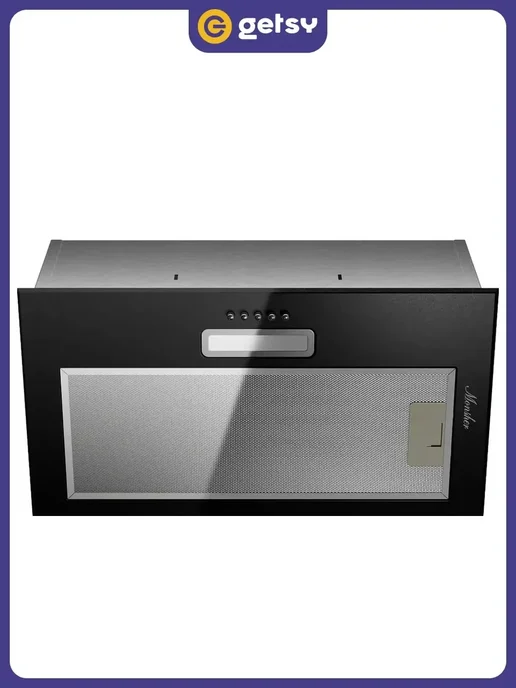 Monsher Вытяжка MASSY 60 Noir, 650 м³ ч, 3 скорости, 650 м, фото 2