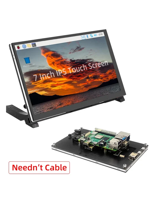 SHCHV 7" IPS сенсорный экран с колонками для Raspberry Pi, вариант, фото 2