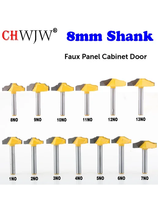 CHWJW Фреза 8 мм для фрезерного станка 7N0, Cutting Edge Length 8, вариант, фото 2