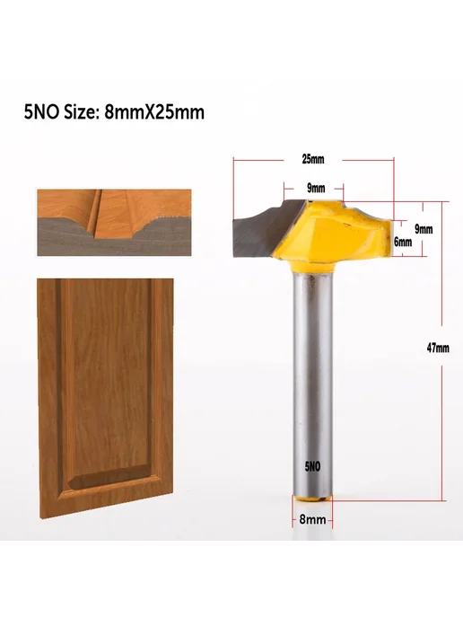 CHWJW Фреза для фрезера 8 мм, Cutting Edge Length 8mmShank1NO, вариант, фото 7