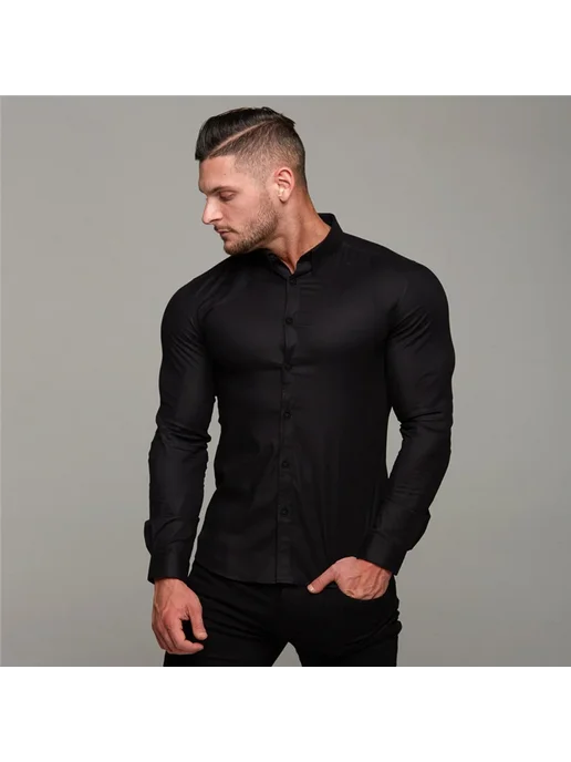 Muscleguys Мужская спортивная рубашка полиэстер, вариант, фото 2