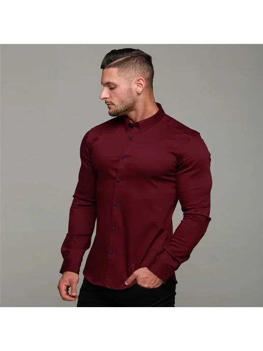 Muscleguys Мужская спортивная рубашка полиэстер, вариант, фото 5