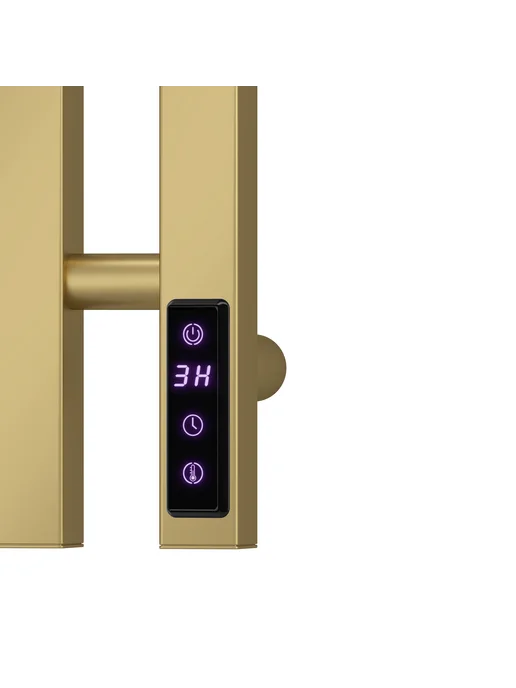 Grantop Полотенцесушитель электрический в ванную золото GPT0311018GL, золотой, фото 6