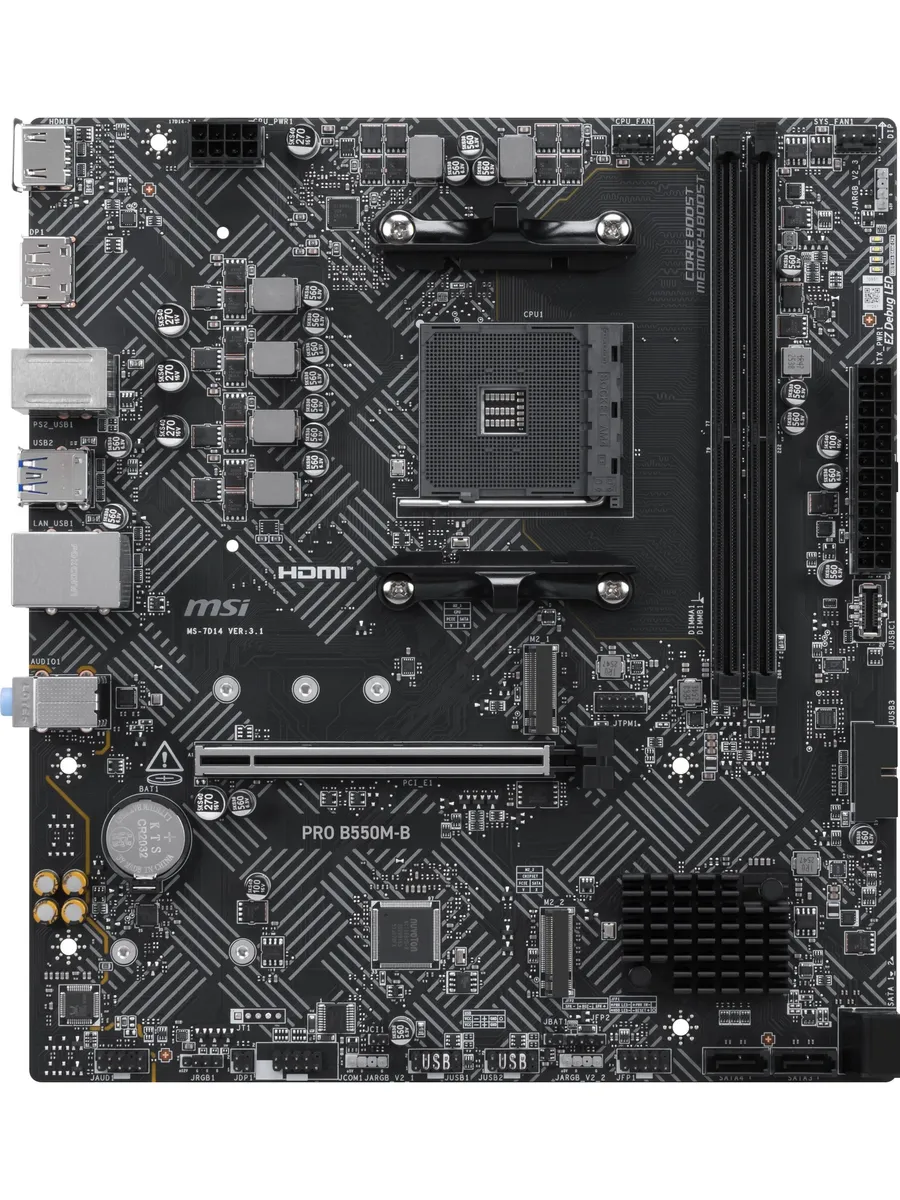 Материнская плата PRO B550M-B MSI 999463409 купить за 11 912 ₽ в интернет‑магазине Wildberries