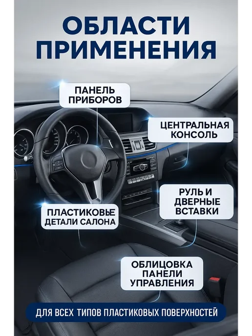 NAILYA Полироль для пластика автомобиля очиститель, 200 мл, фото 2