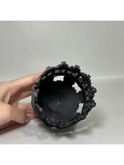 Подсвечник готический 3D печать PLA, черный, фото 5
