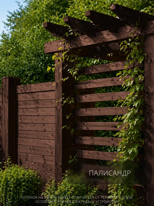 Pinotex Пропитка защитная для дерева Universal 2 в 1 Палисандр 0.9 л, 900 мл, фото 8