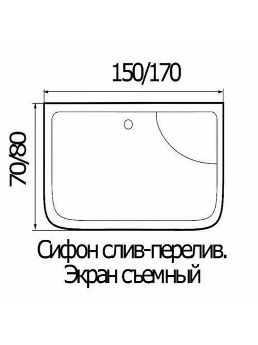 river Душевая кабина Sena 170 70 55 MT, Душевая кабина 55 MT, фото 7